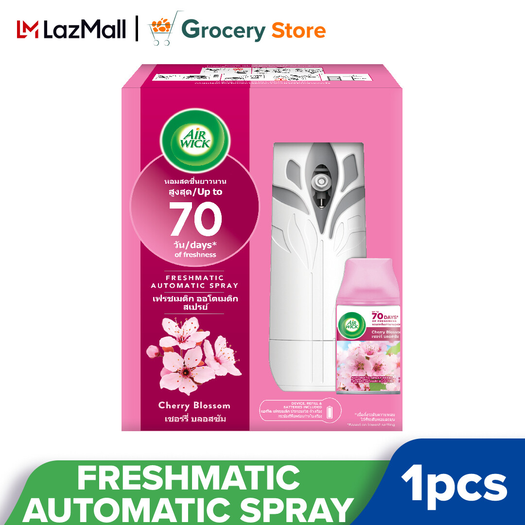 Air Wick Air Freshener Automatic Spray Starter Kit Cherry Blossom 1pc