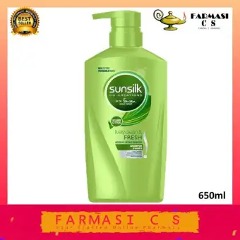Sunsilk Lively Clean Fresh Shampoo 650ml Exp 12 2021 Lazada