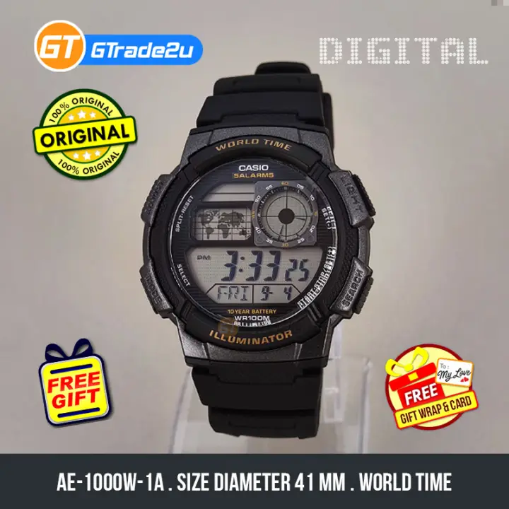 casio kiblat watch