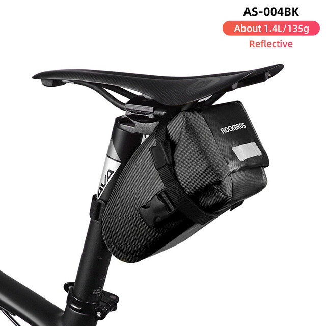 ROCKBROS Waterproof Bike Saddle Bag Bicycle Rear Top Tube Bag MTB Cycling Seat Tail Reflective Pannier Backpack Bike Accessories