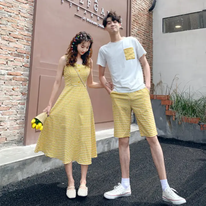 yellow white top