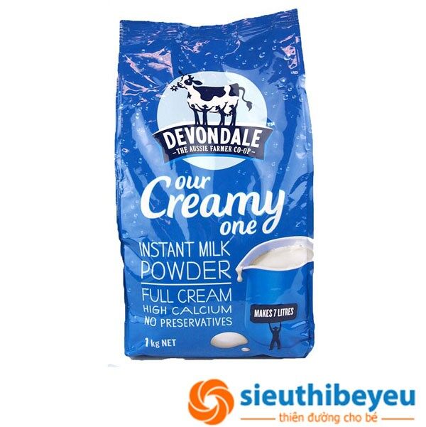 SỮA TƯƠI NGUYÊN KEM DEVONDALE 1KG CỦA ÚC - CBA-DMS-DEV-01