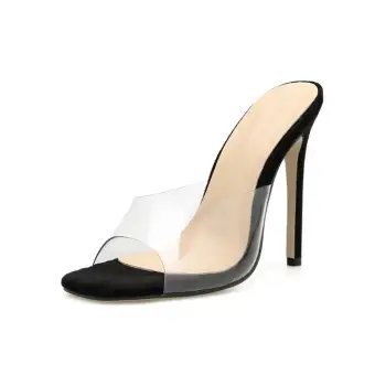 perspex heels size 11