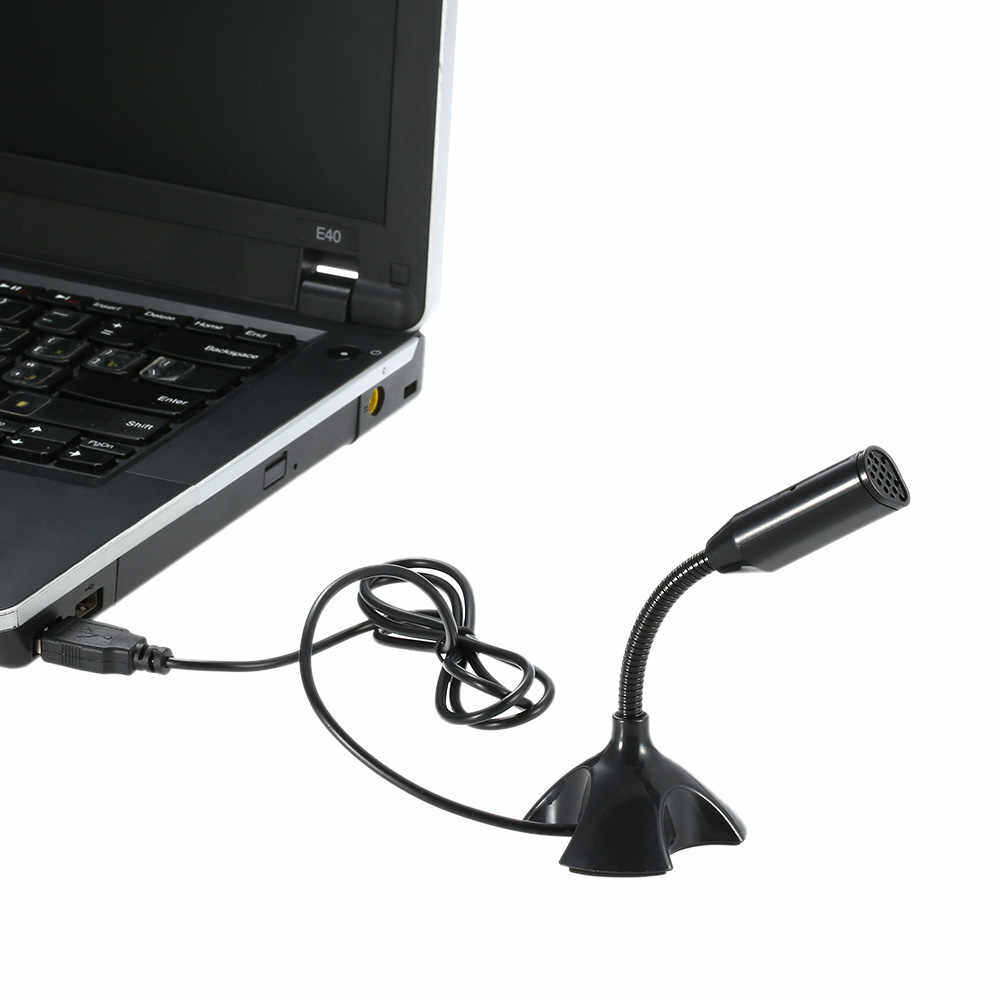 USB Desktop Adjustable Microphone Support Voice Chatting Recording Mic for PC Mac with a USB port