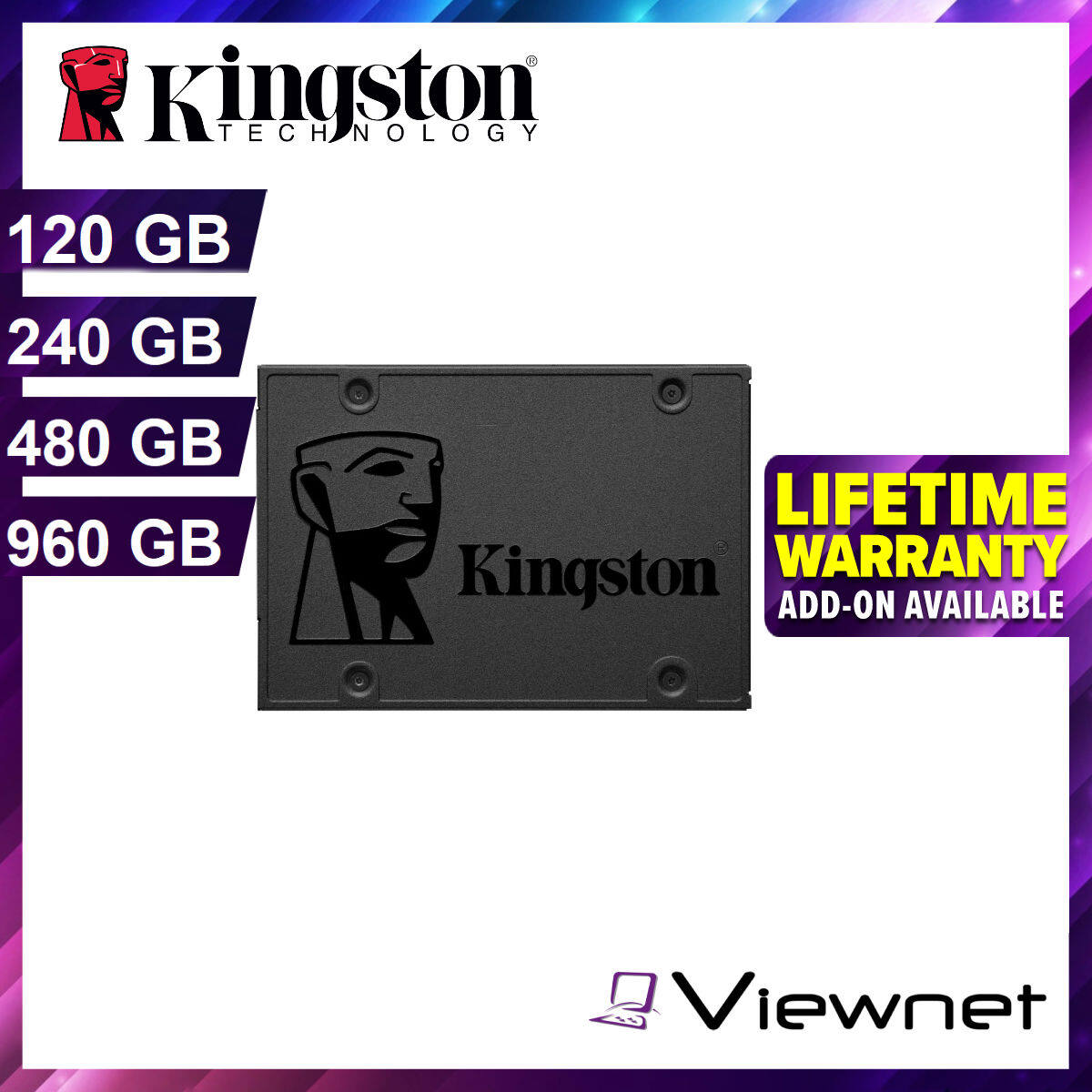 Kingston A400 240GB SATA3 6Gb//s SA400S37//240G 7mm Solid State Drive SSD