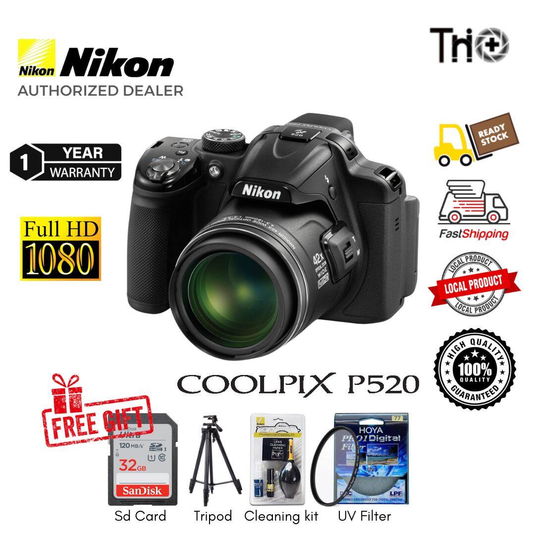 NEW) Nikon Coolpix P520 CMOS sensor 24-1000mm 42x Super