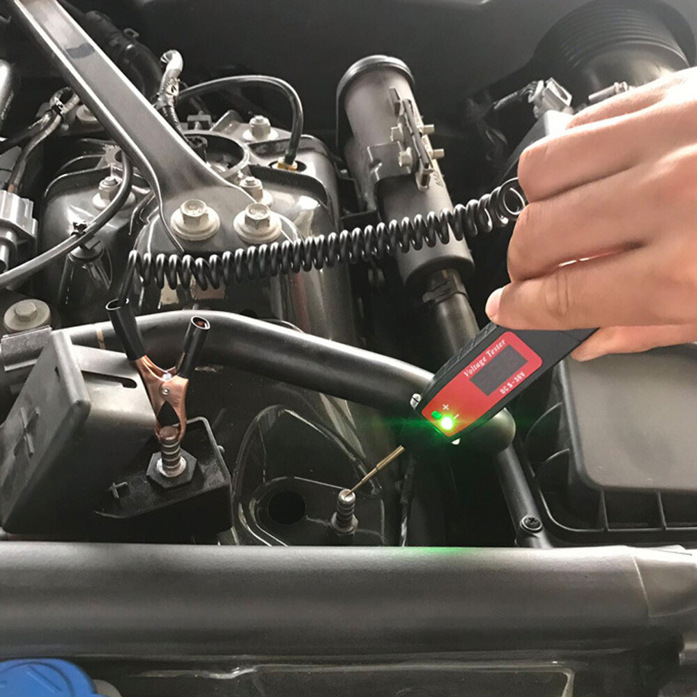 Meterk Cảm Biến Thông Minh Bút Kiểm Tra Điện Áp 5-36V Màn Hình LCD Kỹ Thuật Số Đa Năng Thông Dụng Cho Xe Hơi Thiết Bị Kiểm Tra Đầu Dò Dụng Cụ Chẩn Đoán Ô Tô Đèn LED