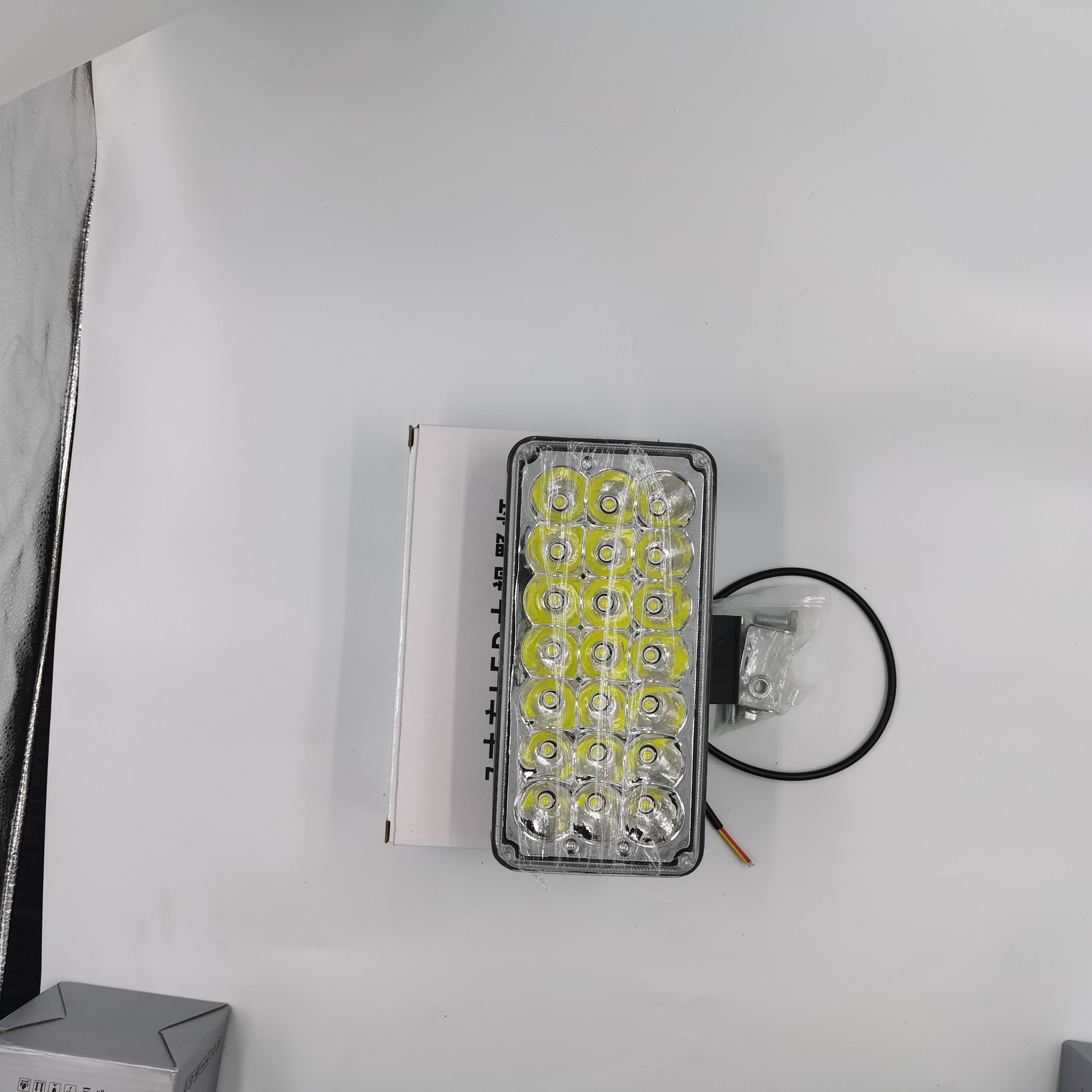 7-Inch Square Car LED Headlight Motorcycle Modification Super Bright Spotlight Electric Car with Rogue Lights 12V