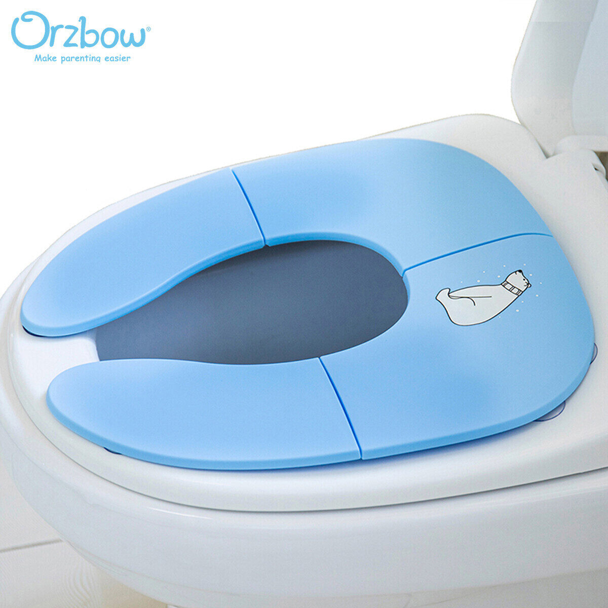 Orzbow Portable Potty For Kids Travel Children's Pot Baby Potty Training Seat Boys Girls Toilet Training Seat Pot Cushion Urinal - Pink