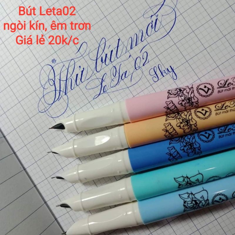 Bút LeTa 02 (ngòi kín, mài thanh đậm nhẹ)