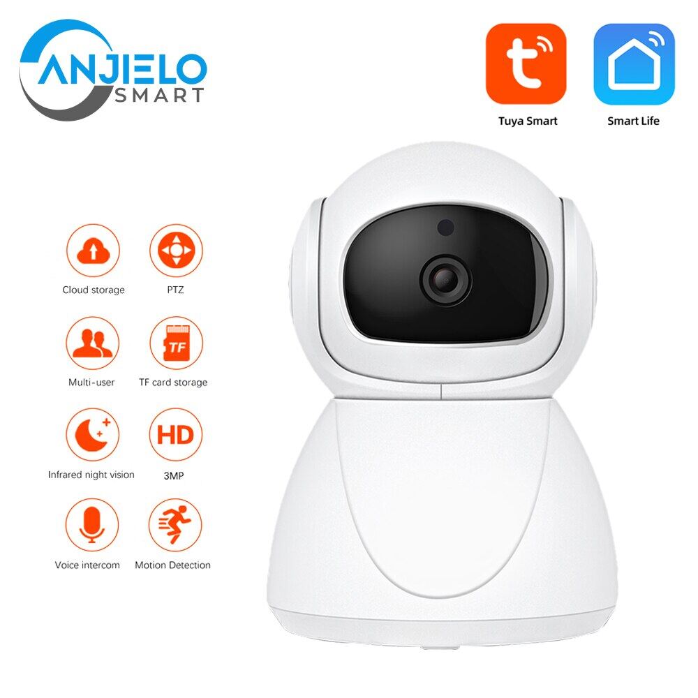 Tuya Smart 3MP WIFI Wireless Camera 360