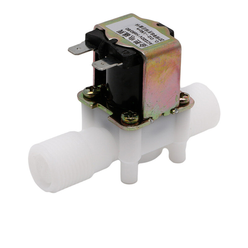 Van điện từ ac220v, công tắc lưu lượng nước đầu vào từ tính n/c, n/c 1/2"