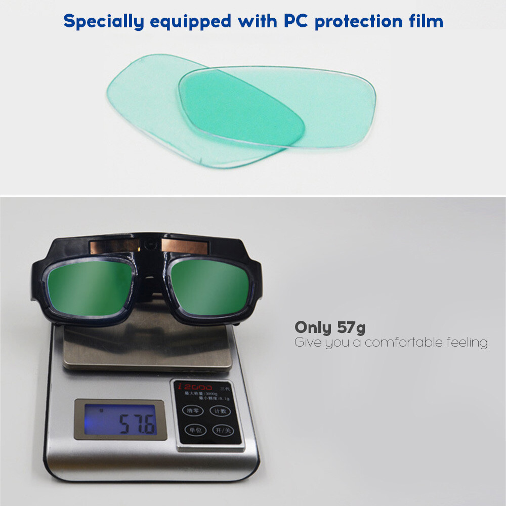 Automatic variable light electric welding glasses welder's strong light and ultraviolet protective goggles