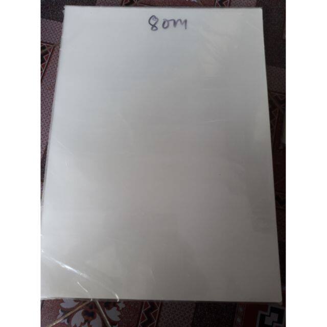 01 Tập Màng Ép Plastic 80Mic Khổ A3 (100 Tờ)