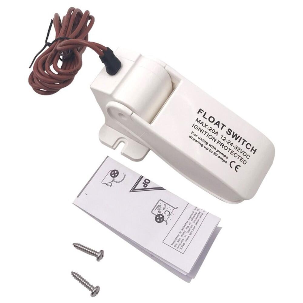 12V 24V 32V Float Switch Portable Automatic Electric Water Level Sensor Controller Flow On Off Leakproof DC For Bilge Pump Boat