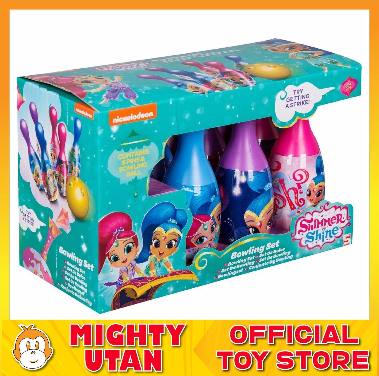 shimmer and shine bowling set