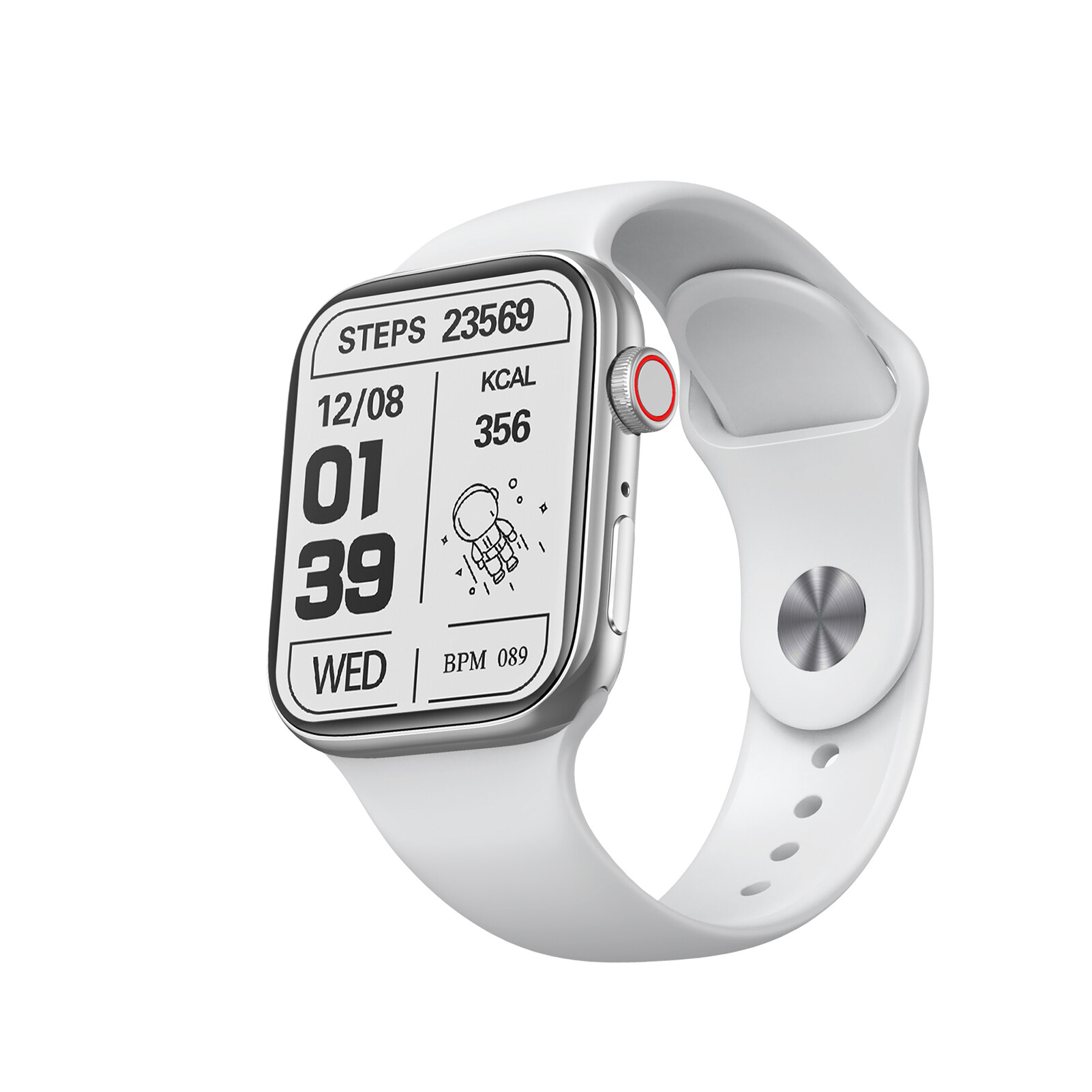 Wrist Watch Fully Compatible Audio Video Entertainment Multiple Languages 64M Memory USB 2.0 Health Monitoring Silicone Double Button Custom Wallpaper Smart Watch for Outdoor Smart Watch Fully