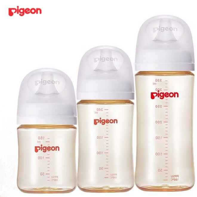 Pigeon SofTouch™ Bình sữa PPSU cổ rộng 160ml / 240ml / 330ml