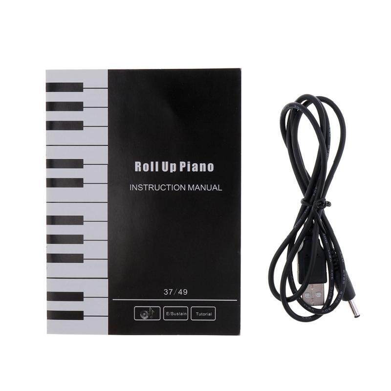 37 Keys Silicon Flexible Hand Roll Up Piano Soft Portable Electronic Keyboard Organ Music Gift For Children Student Malaysia