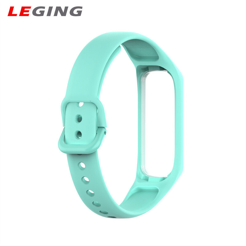 LEG In stock Replacement Watchband Sweat-proof Comfortable Soft Silicone Strap Compatible For Samsung Galaxy Fit2 R220