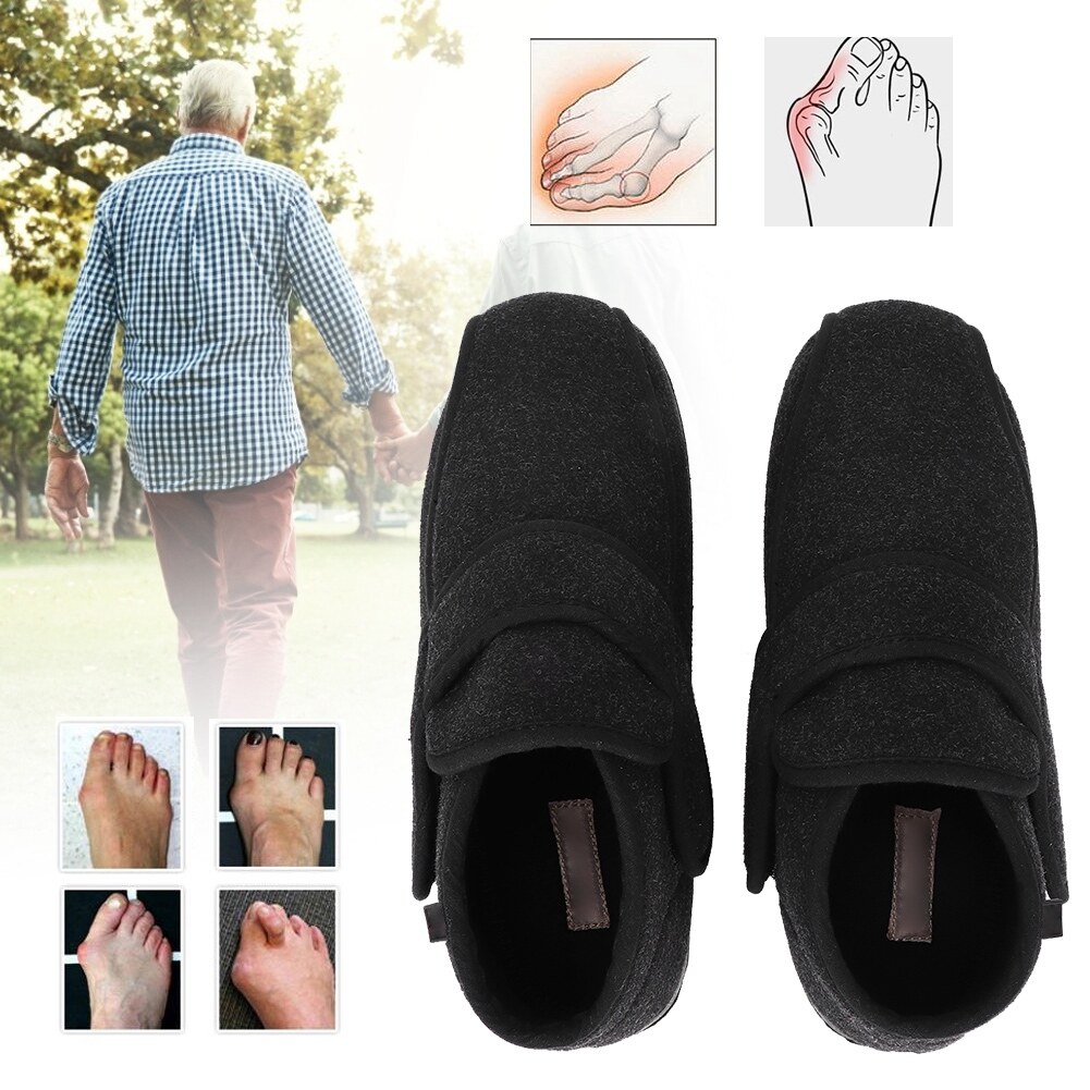extra wide edema slippers
