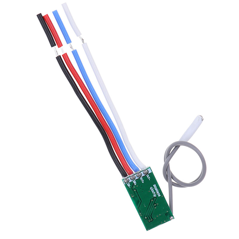 Qiudo 433Mhz 1CH RF relay receiver wireless remote control light switch micro module