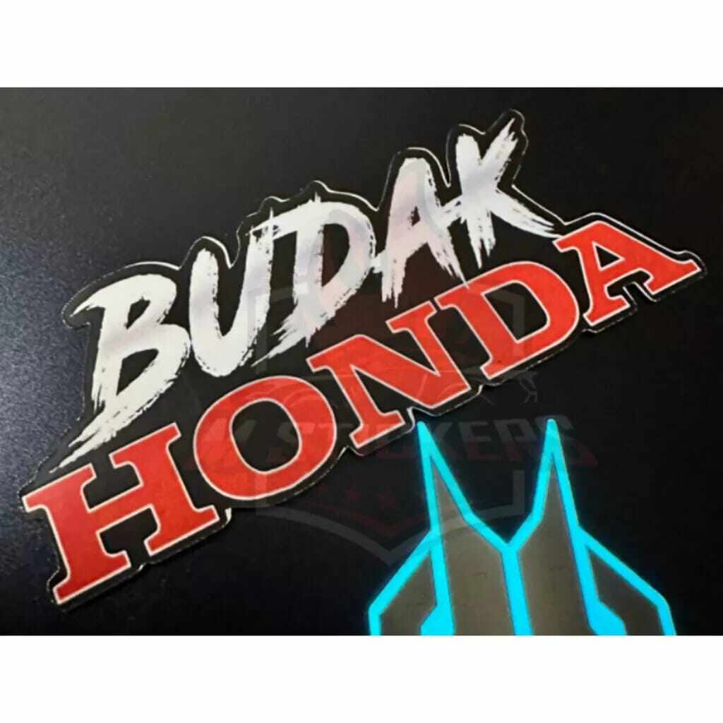 STICKER BUDAK HONDA / YAMAHA / SYM/ MODENAS / LAGENDA / WAVE MOTOR