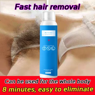 Hair removal spray mousse hair removal Body Hair Removal 10 Minutes Cream 120ml Hair Removal Cream Gently Remove the Arm Leg Hair Underarm Unisex