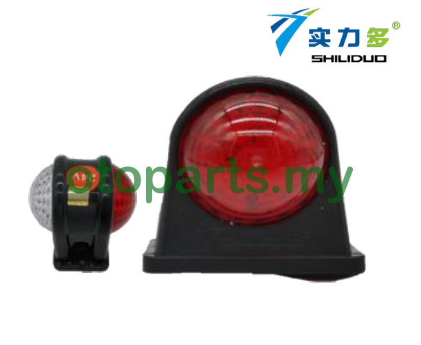 SHILIDUO Red/White LED Side Lamp / Outline Marker Lamp Side Light for