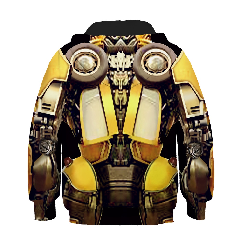 New Transformers Bumblebee Animation 3D Sweater Cosplay Children's Sweater
