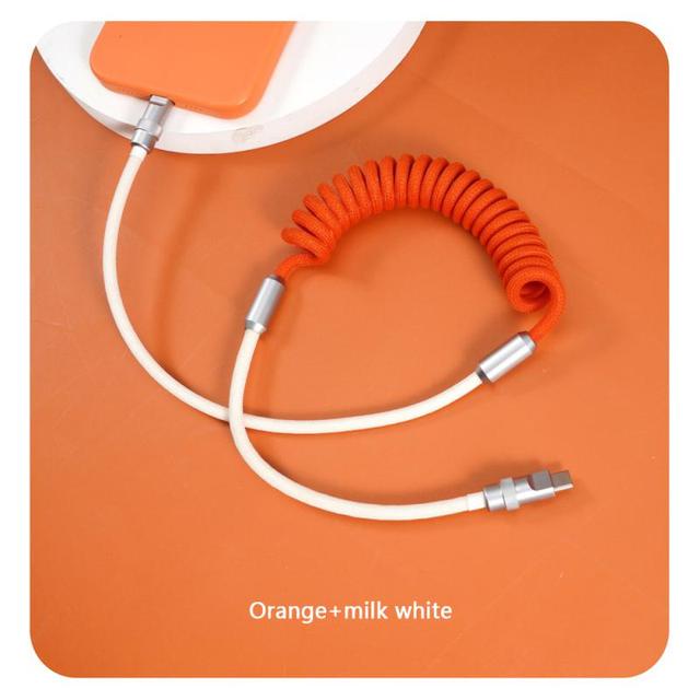 Doudoulie 6A Super Fast Charging Data Cable Type-C Data Cable Pd 27w Charger For Fast Charger Phone Charging Cable