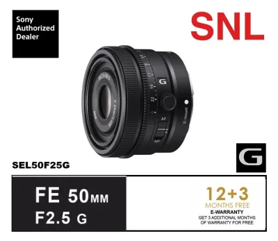 Sony FE 50mm F2.5 G Lens SEL50F25G