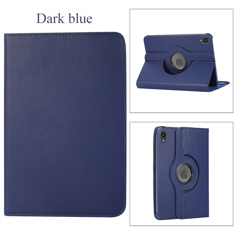 360 Degree Rotating Leather Smart Cover for iPad Mini 6 Case For iPad Mini 6th Generation 8.3" 2021 Shockproof Tablet Cover Protective Case