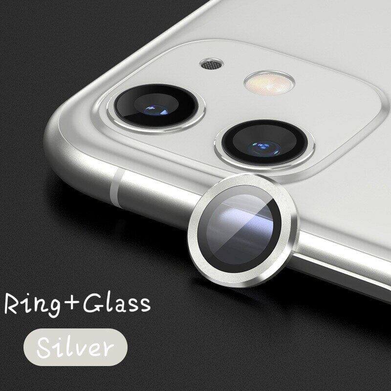 1 Set / 2 In 1 Protector Camera For iPhone 13 14 15 pro max 11 pro max 12 Pro Max 12 Tempered Glass Metal Protection Ring Scratch Proof Lens Protective Cover Lens Protector