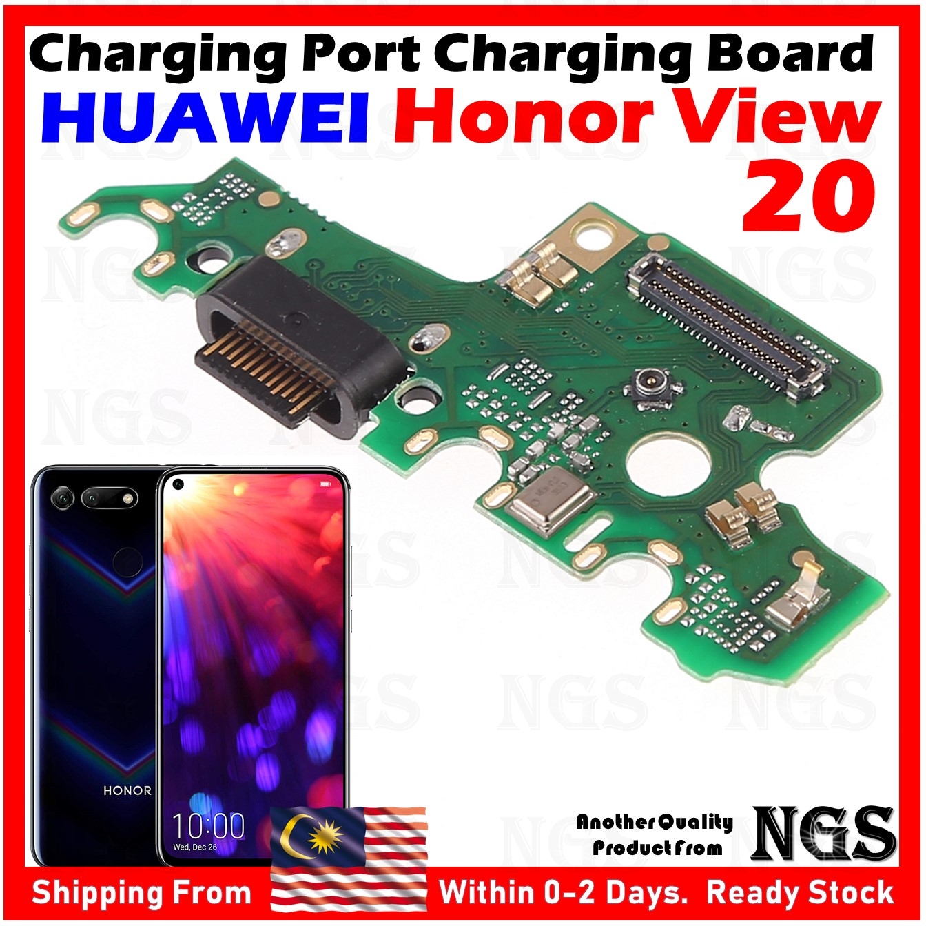 Connecteur De Charge Pour Honor View 20 / Huawei - Port De Chargement - Neuf
