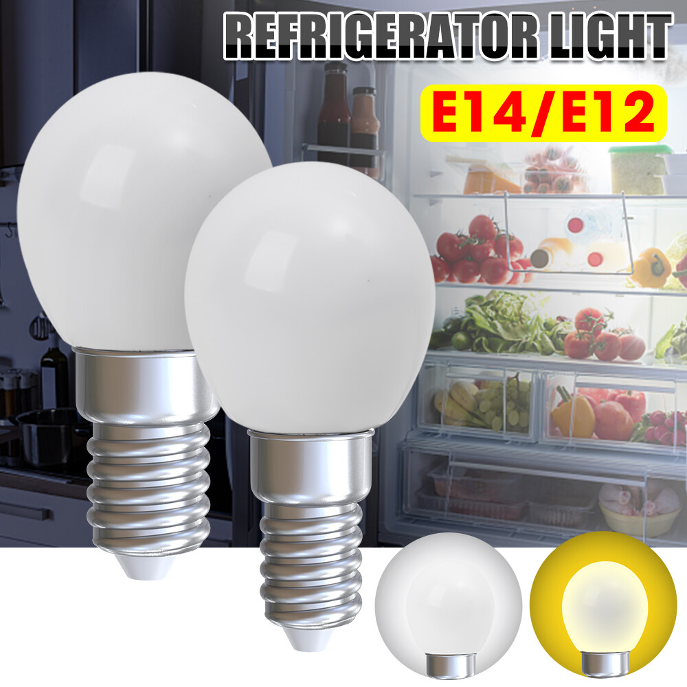 1/2pcs LED Refrigerator Light Bulbs E12/E14 Light Bulbs 220V Replace Refrigerator Lamps Bulb for Refrigerator Display Cabinets