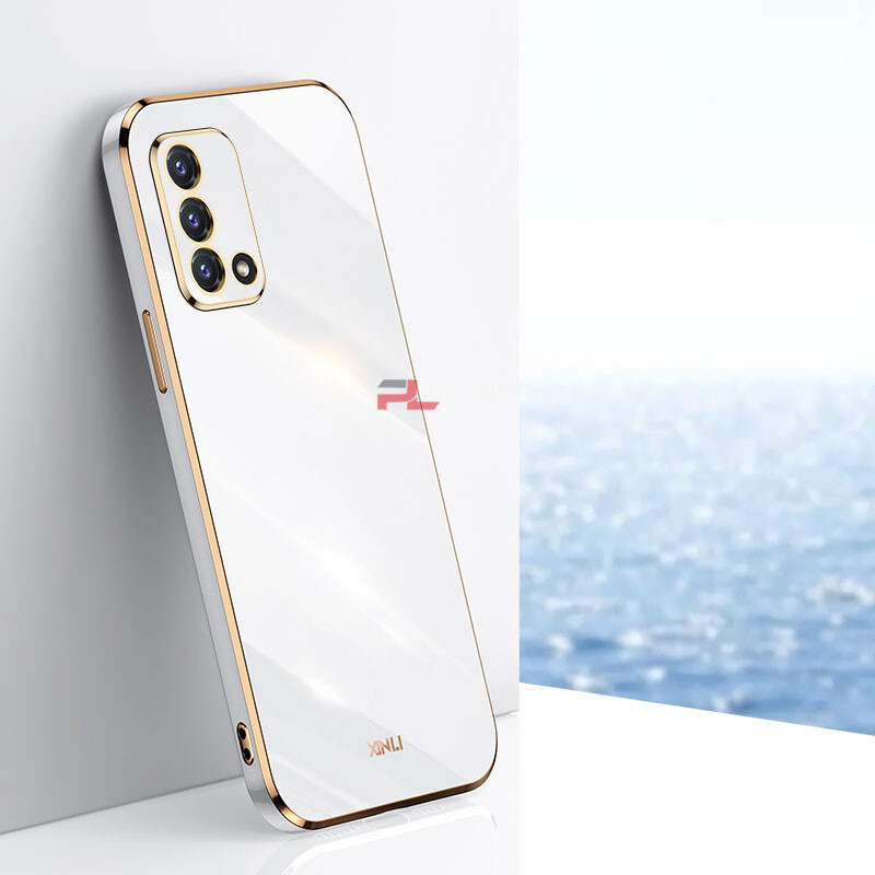 PlusCase for OPPO A95 4G A74 4G 6D Plating Soft Case Lens Protector Square Frame Silicone Glossy Shockproof Phone Back Cover