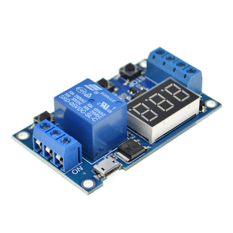 1PCS DC 6V-30V OFF/ON  timing switch period 1-channel 5V relay module Time delay relay module triggers 999 minutes Arduino relay board