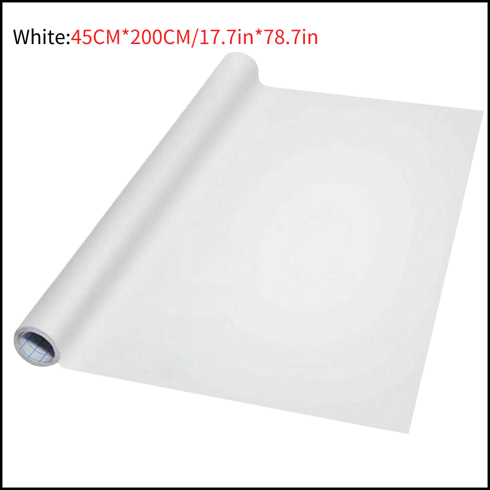 【Ready Stock】Reusable Roll Up Black Board,White Board,white board on wall,self adhesive white and black,Stickerboard Notice board Drawing Painting Board Erasable Blackboard Learning Multifunction Office 45x100cm 45x200cm