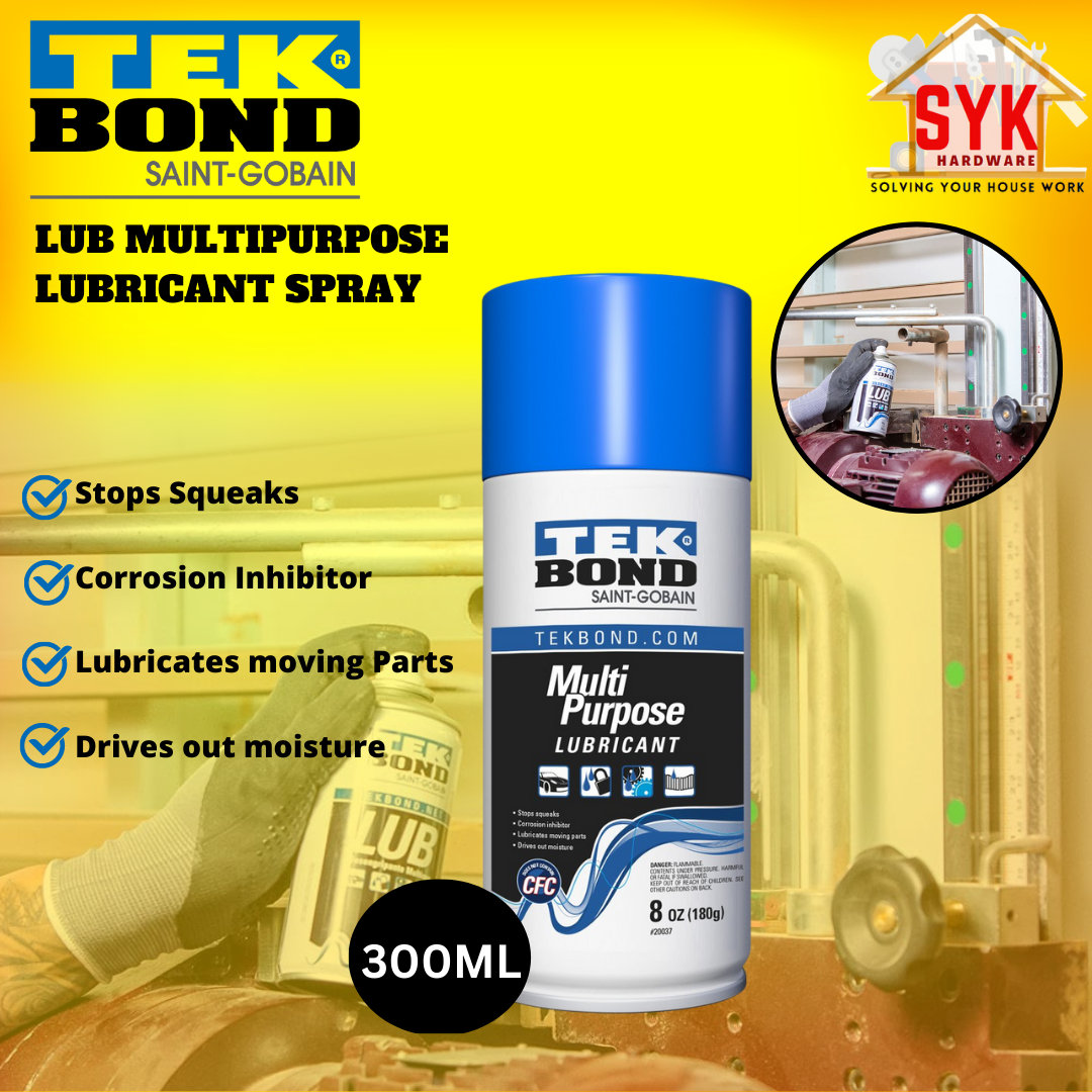 SYK Tekbond SaintGobain Multipurpose Lubricant Spray Cleaning Spray