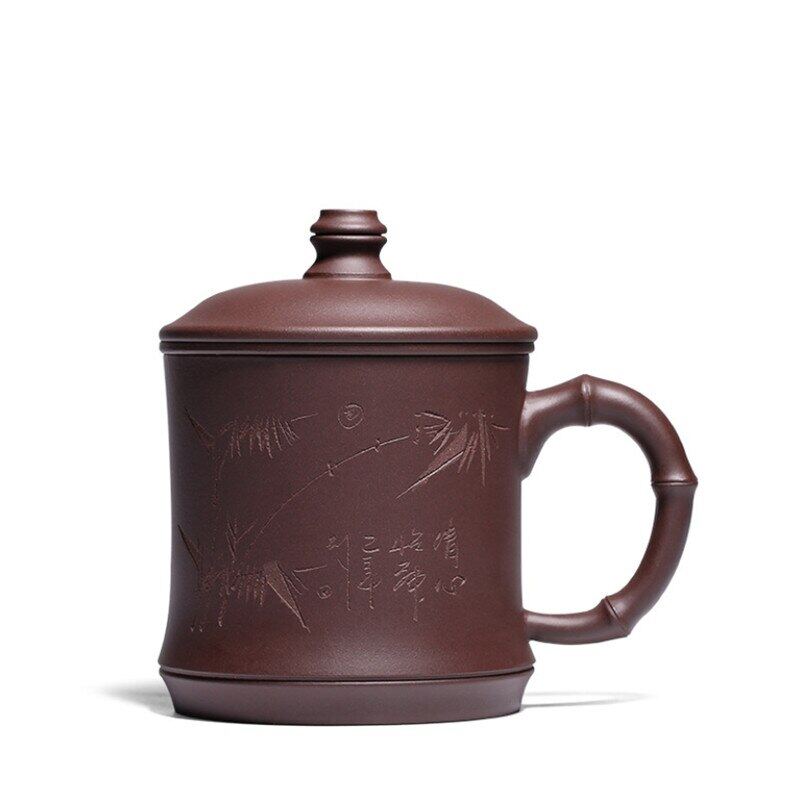 Chinese Yixing Zisha Purple Clay Liner Cup Bottle Flask 260cc 