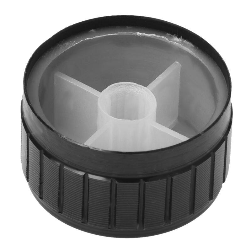 Black Aluminum Volume Control Amplifier Knob Wheel