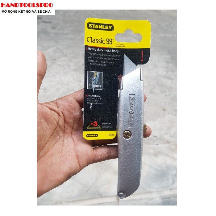 Dao rọc giấy cán nhôm stanley 10-099