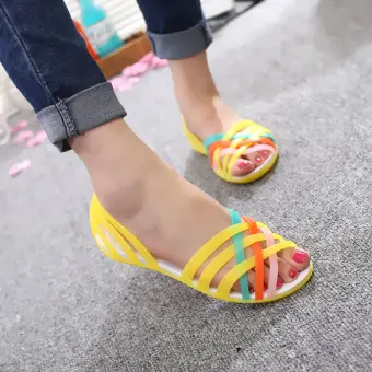 plastic jelly shoes