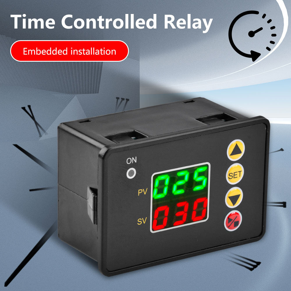 Aideepen Delay Relay Module DC 12V 24V Timer Relay Digital Timer Cycle