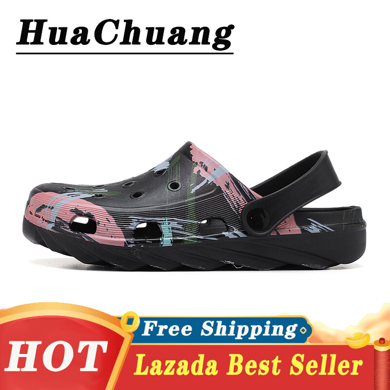 HUACHUANG Sandals for Men and Women for Men Rubber Casual Sandals for Men