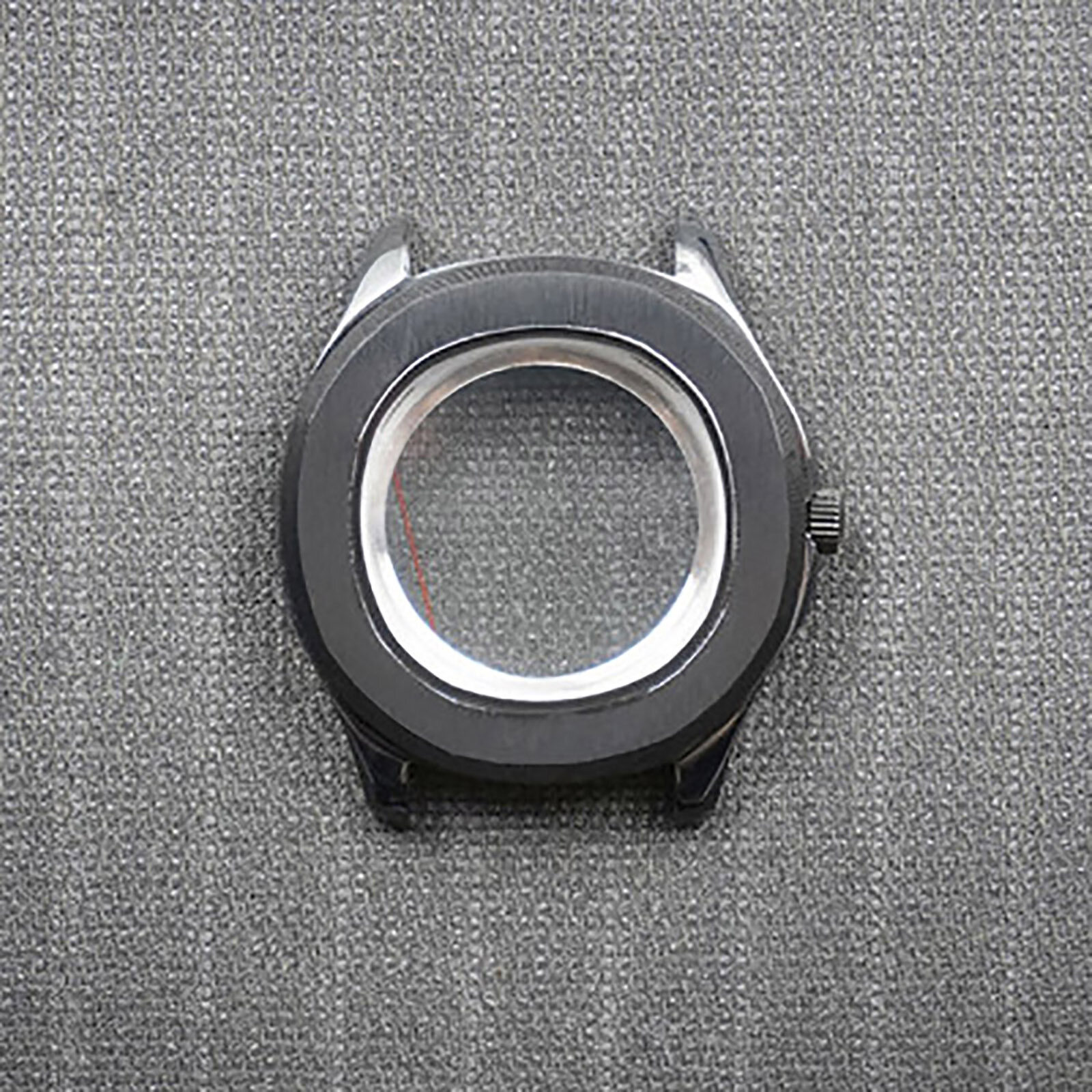 21MM Rubber Strap Modified Watch Strap Buckle 44MM Watch Case Kit for NH35 Movement Accessories