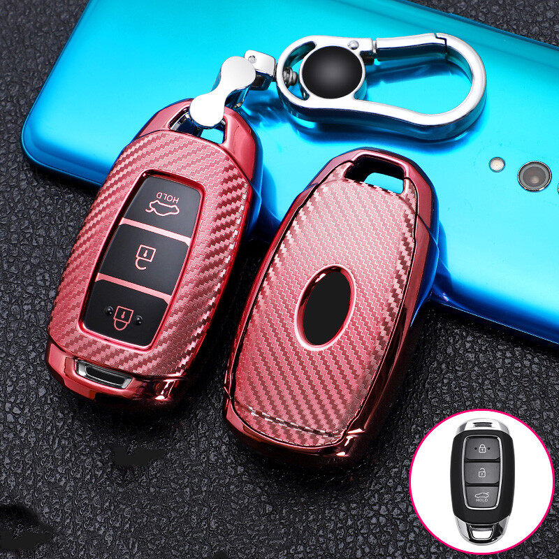 Car key case for hyundai solaris i10 i40 i20 i30 creta tucson santa fe ix35 ix25 elantra sonata kona 2008 verna accent matrix
