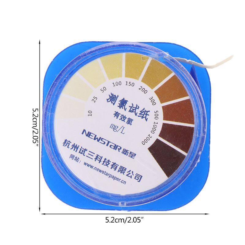 Chlorine Test Strips Water Quality Test Swimming Pool Alkaline Acid Indicator Paper Testing Supplies