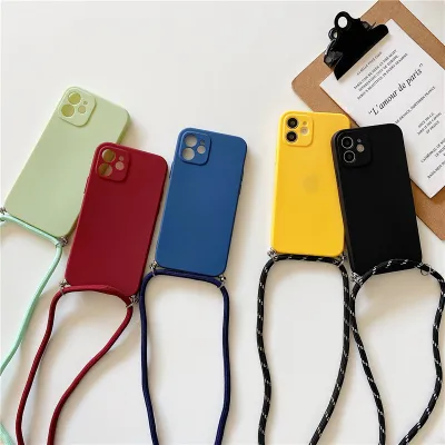Lanyard Strap Phone Case Cover for Vivo Y12I Y20 Y12 Y20I Y11 Y12S Y20S Y30 Y50 Y30I Y15 Y19 S1 Y17 Y91 Y93 Y95